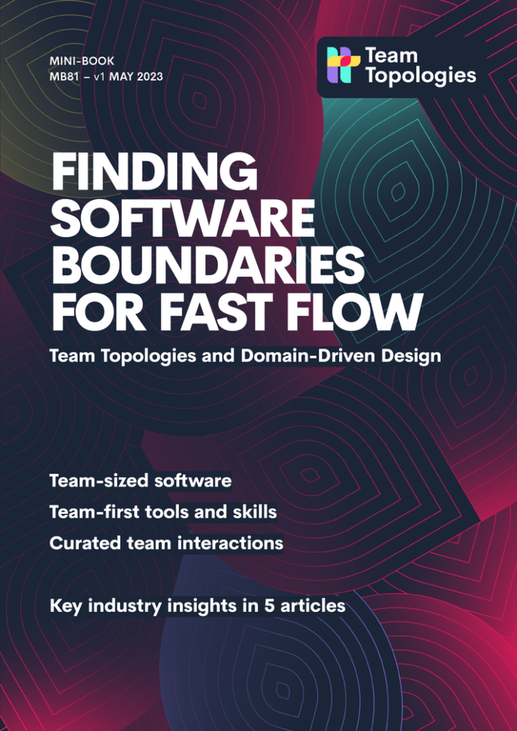 Book cover of the Team Topologies Mini Book